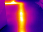 Leckage im Fu�bodenbereich